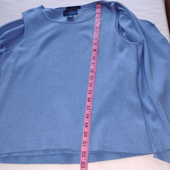 Charter Club Silk Blend Cardigan Sweater 2 Piece Set Petite Medium - Picture 14 of 14